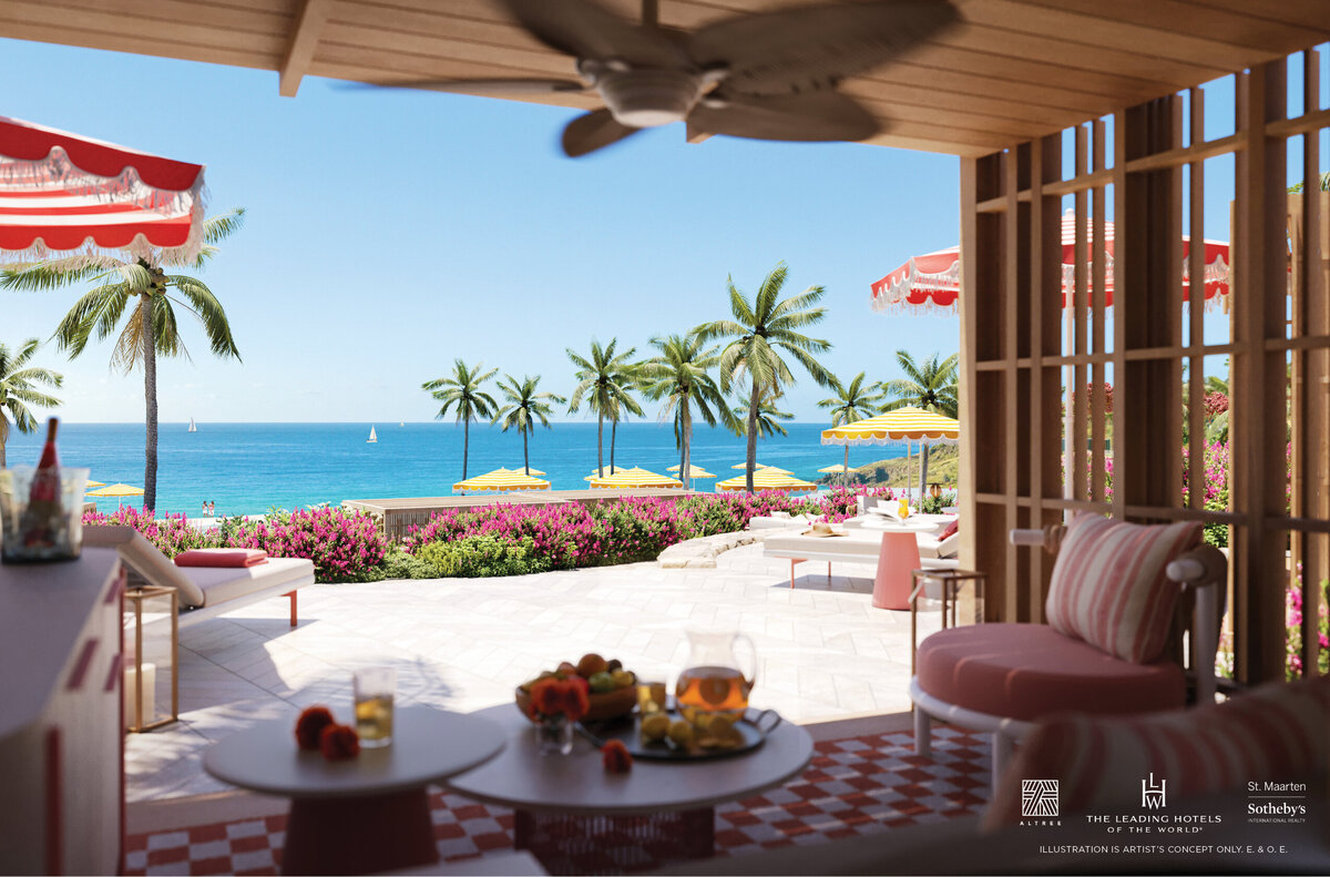 Exclusive Beach Club With Private Cabanas