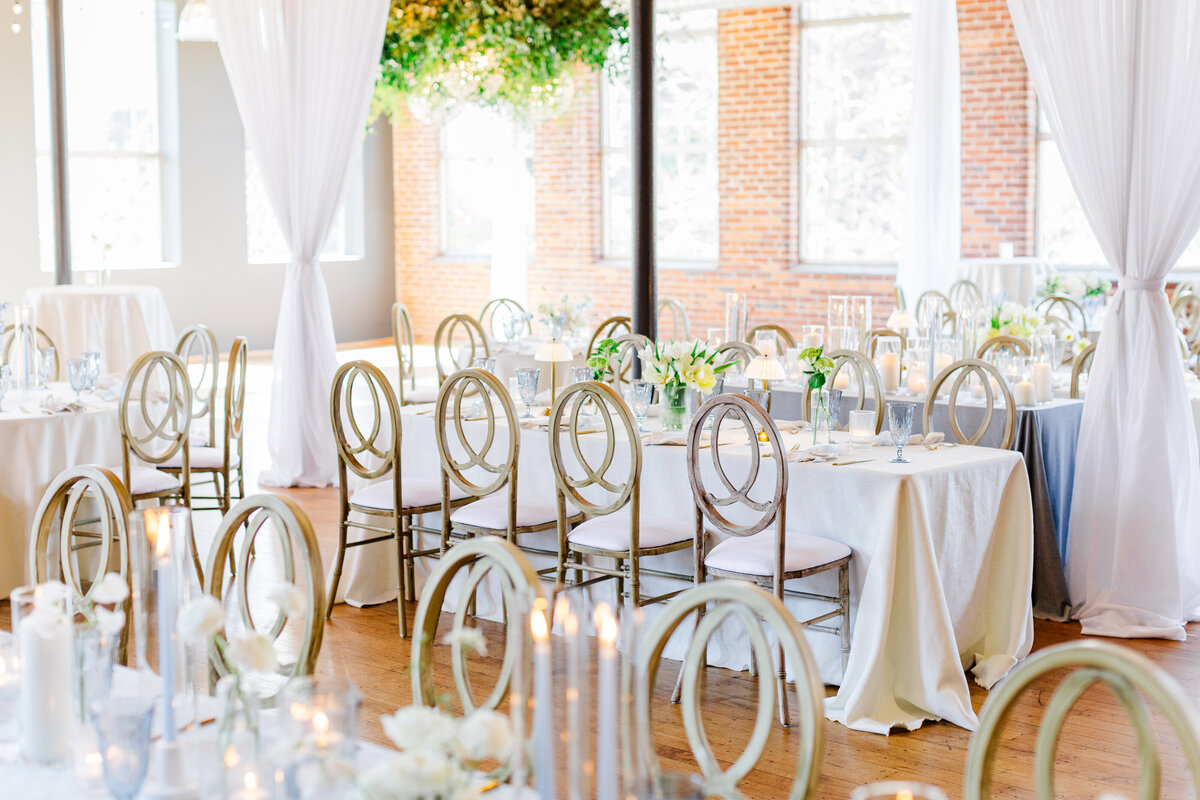 Wedding reception at the huguenot loft in greenville sc