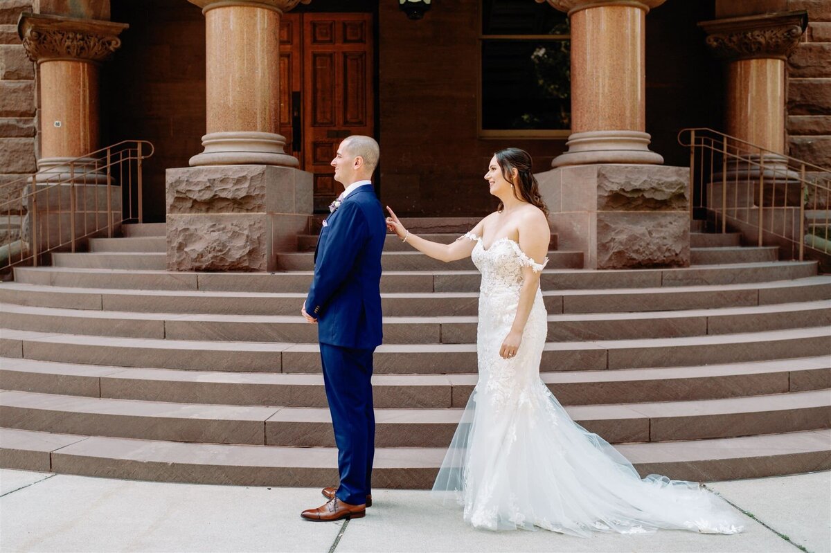 Luma Restaurant Toronto Wedding First Look-7