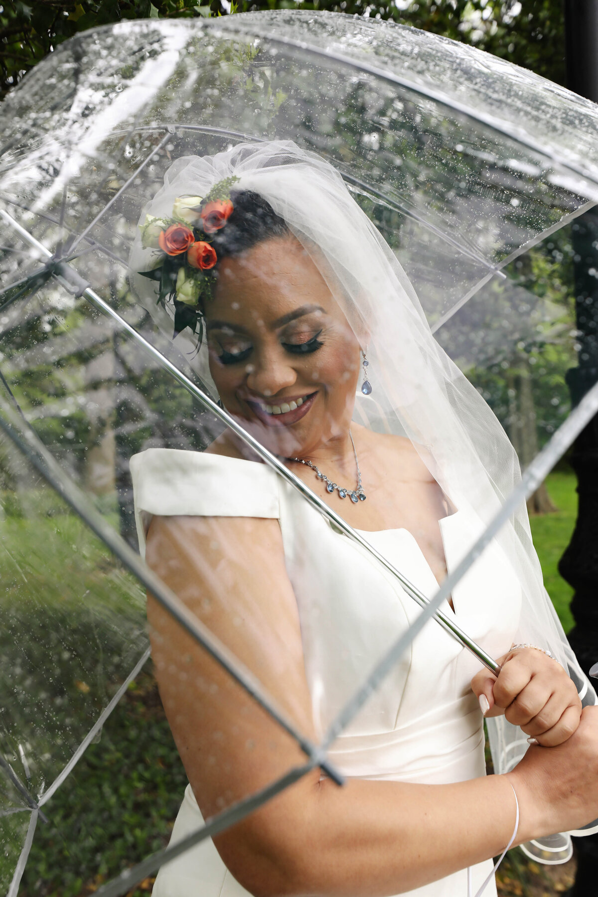 Bride_ under_clear_umbrella