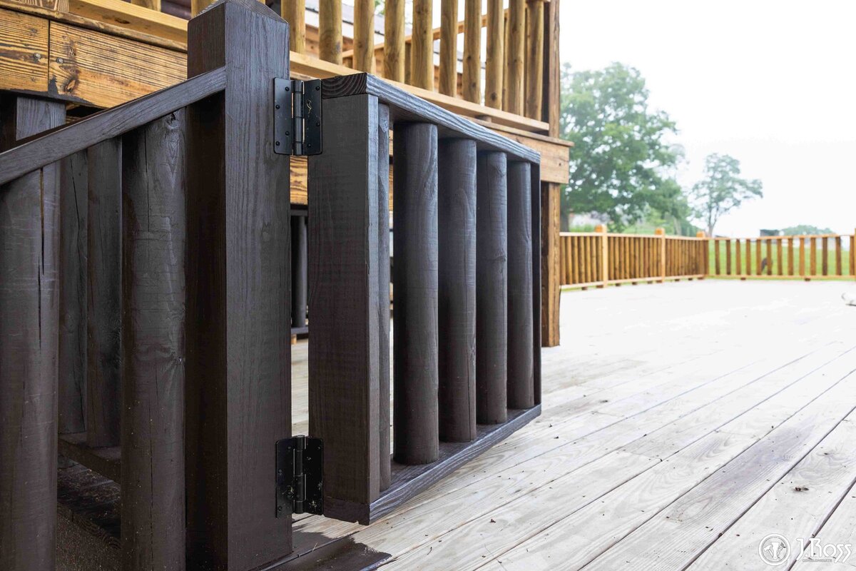 log home deck staining near johnson city j.ross