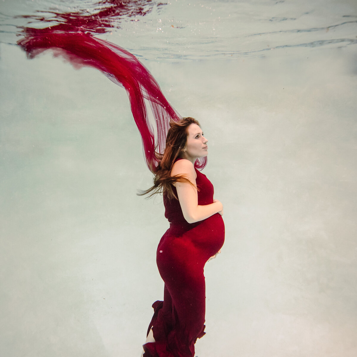 ruza underwater maternity photos-5