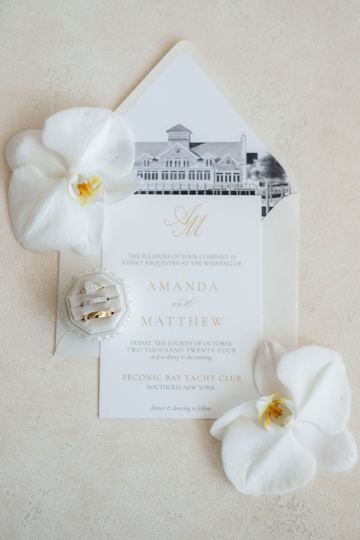 Wedding Flat Lay by Lisa Blanche Photography