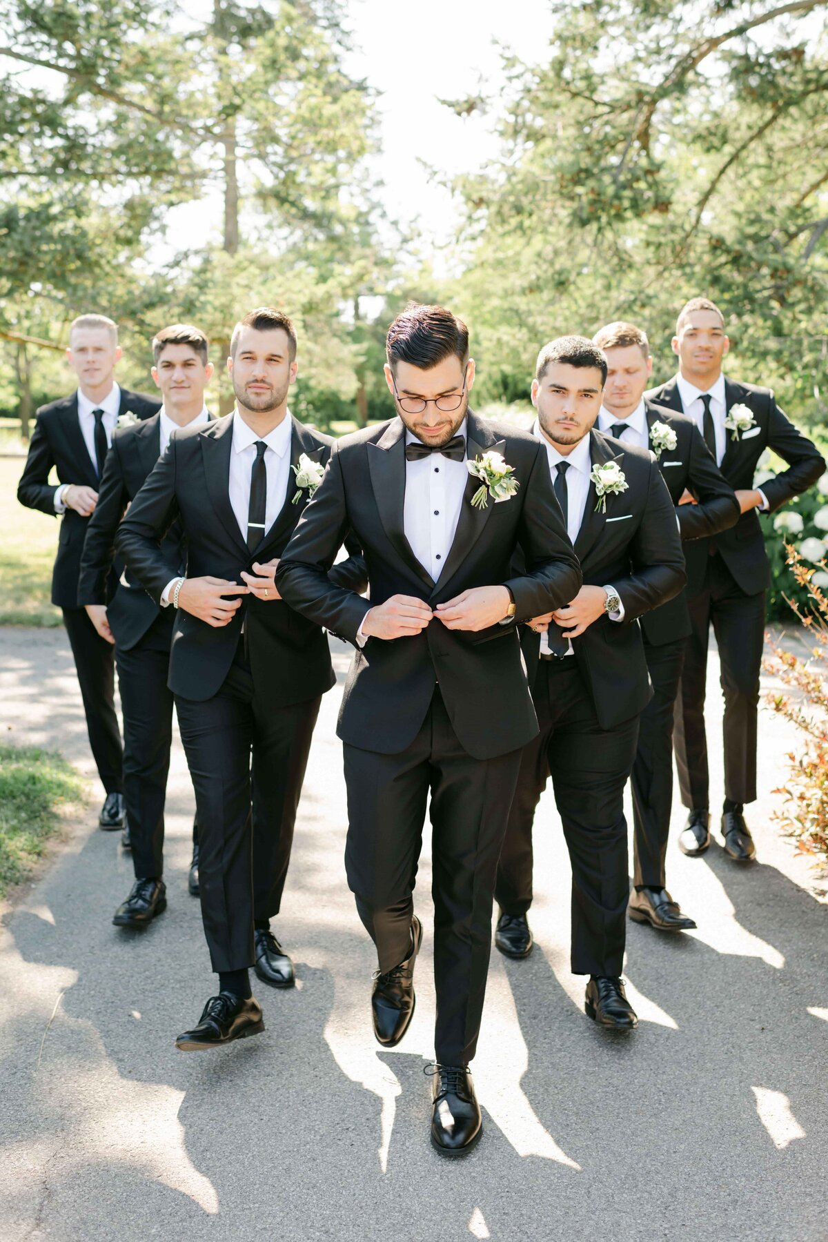 Groom with Groomsmen