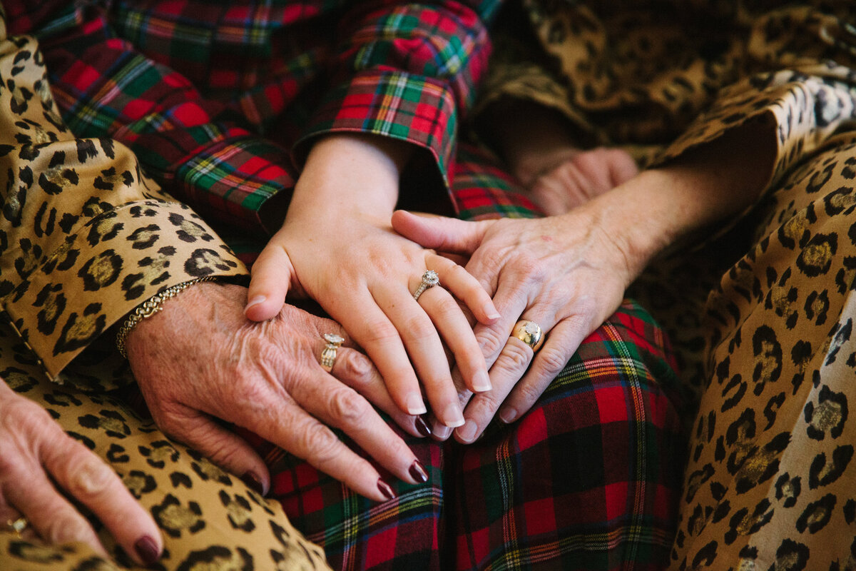 3 generational wedding rings