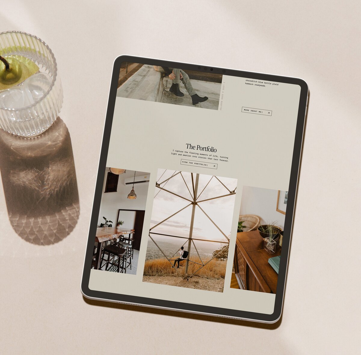 Oakley Boho Modern Artistic Showit Website Template for Photographers6