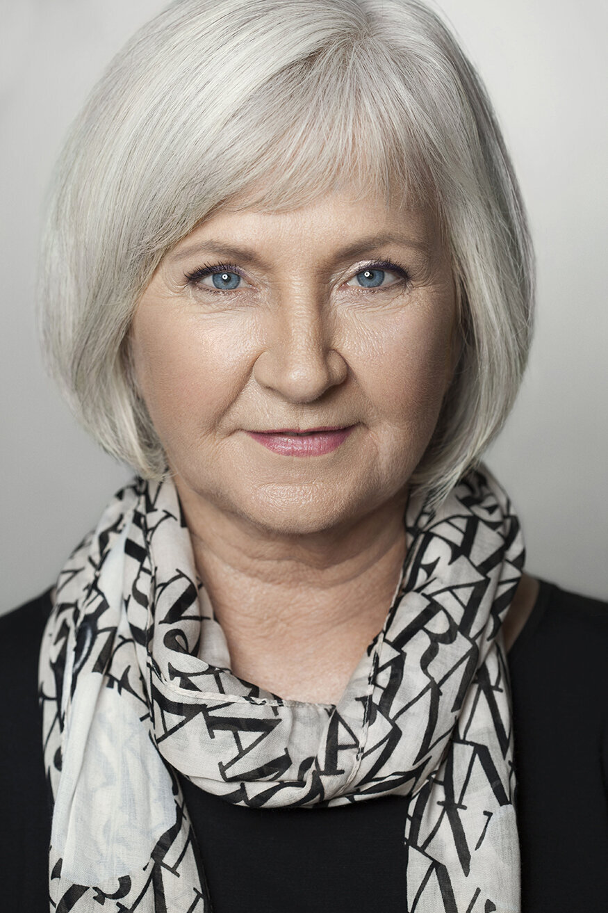 Distinguished portrait of Svensson, showcasing elegance and experience, shot by Ylva Erevall.