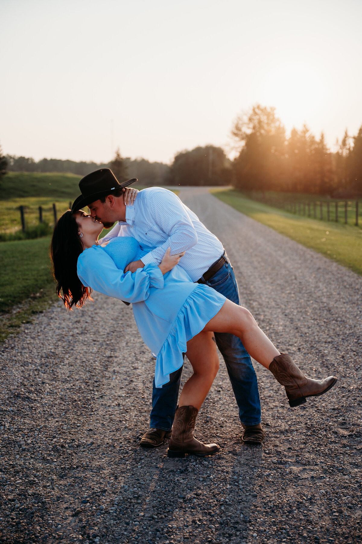 engaged couple in Edmonton, Alberta