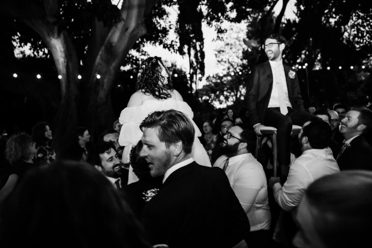 Archer Inspired Photography - Rachel and Alex Wedding - Rancho Los Cerritos Historic Site - Long Beach - Open Dancing-60