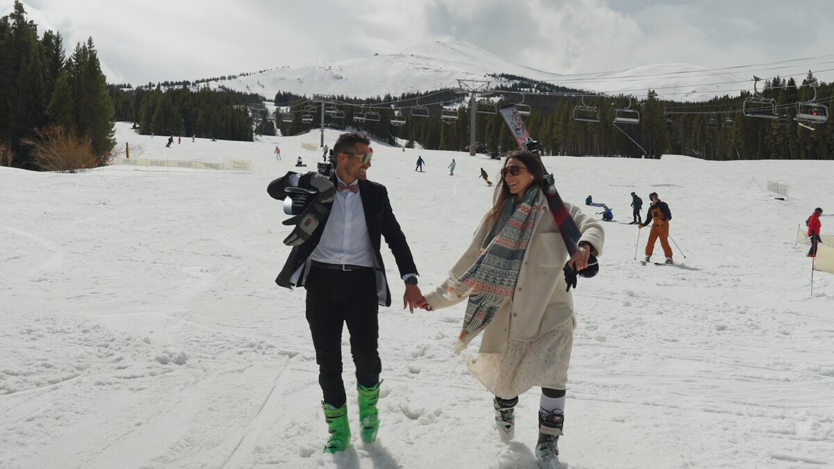 colorado ski wedding videographer