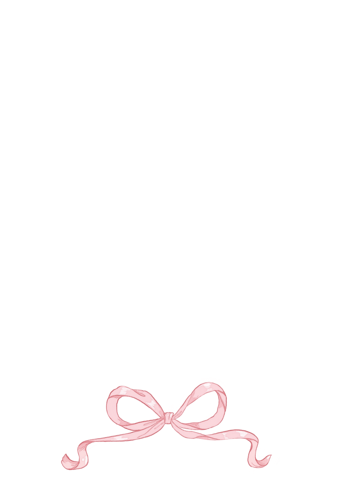 Pink Ribbon Bow element
