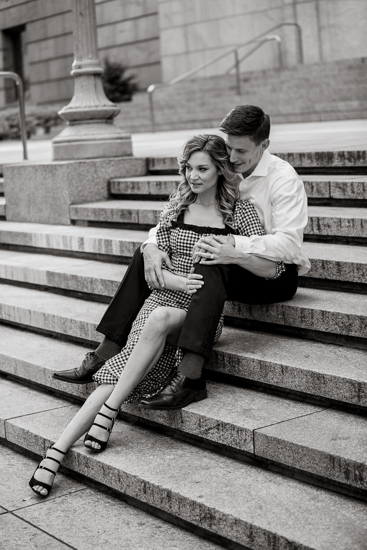 Dallas skyline engagement photos Hampton Morrow 0012