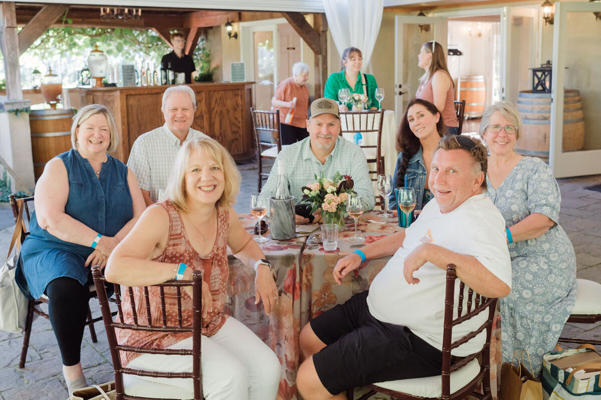 guests enjoying at chateau lill