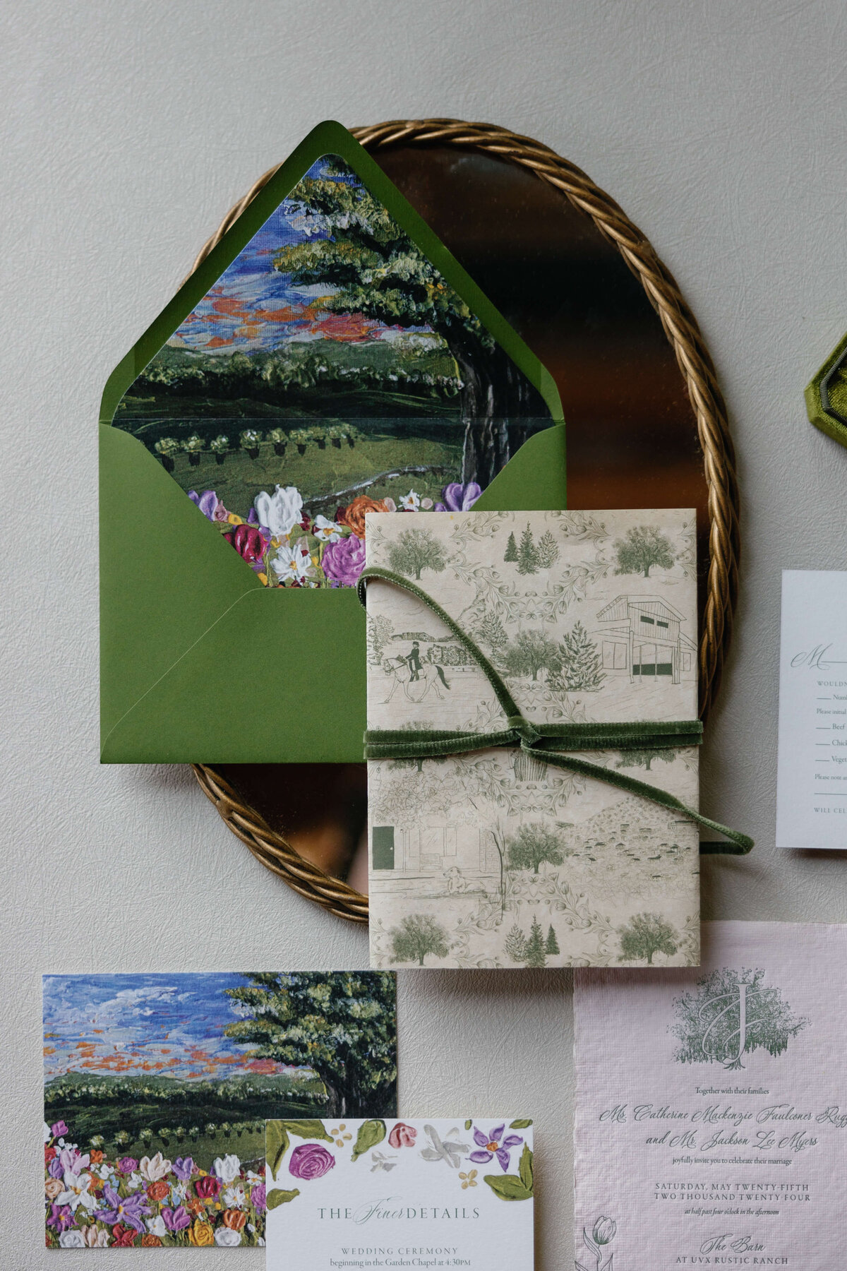 Wedding Flat Lay Details Close Up