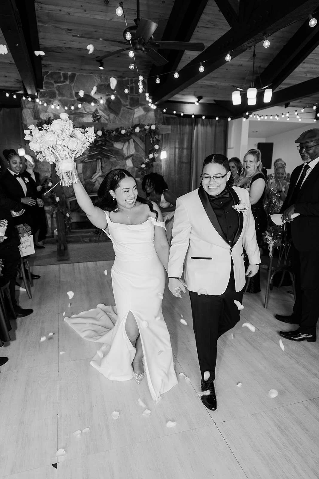 A wedding ceremony at Tannenbaum venue