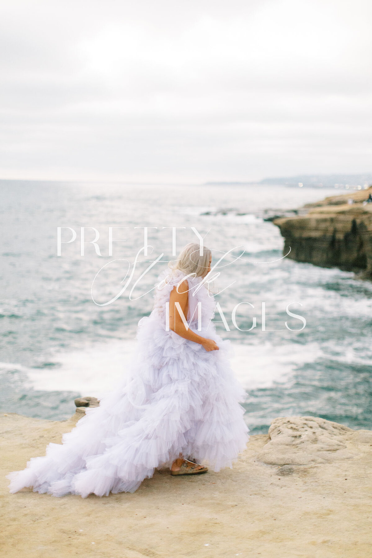 Pretty Stock Images - Lavender Cliffside Bridal Editorial-150