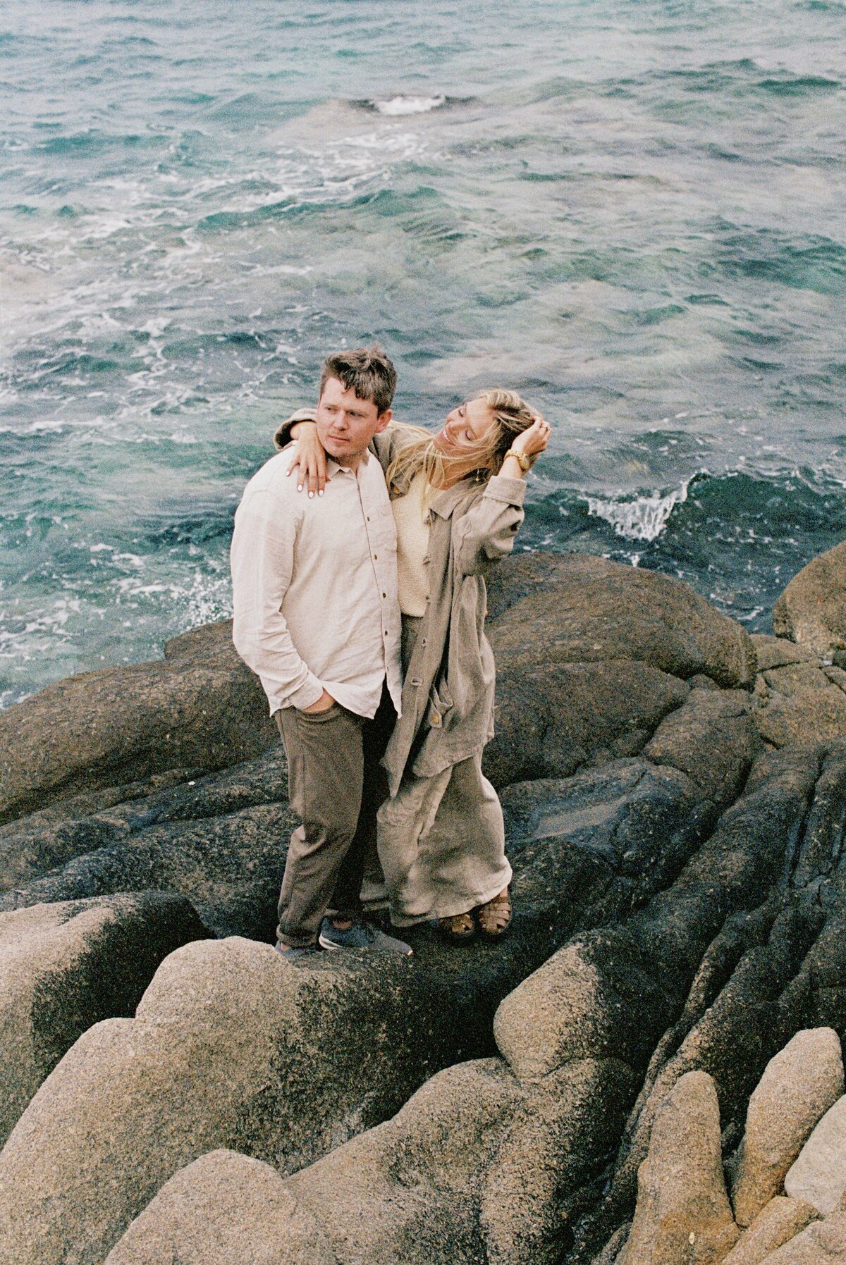 Tampa Florida photographer capturing a candid moment between a couple.