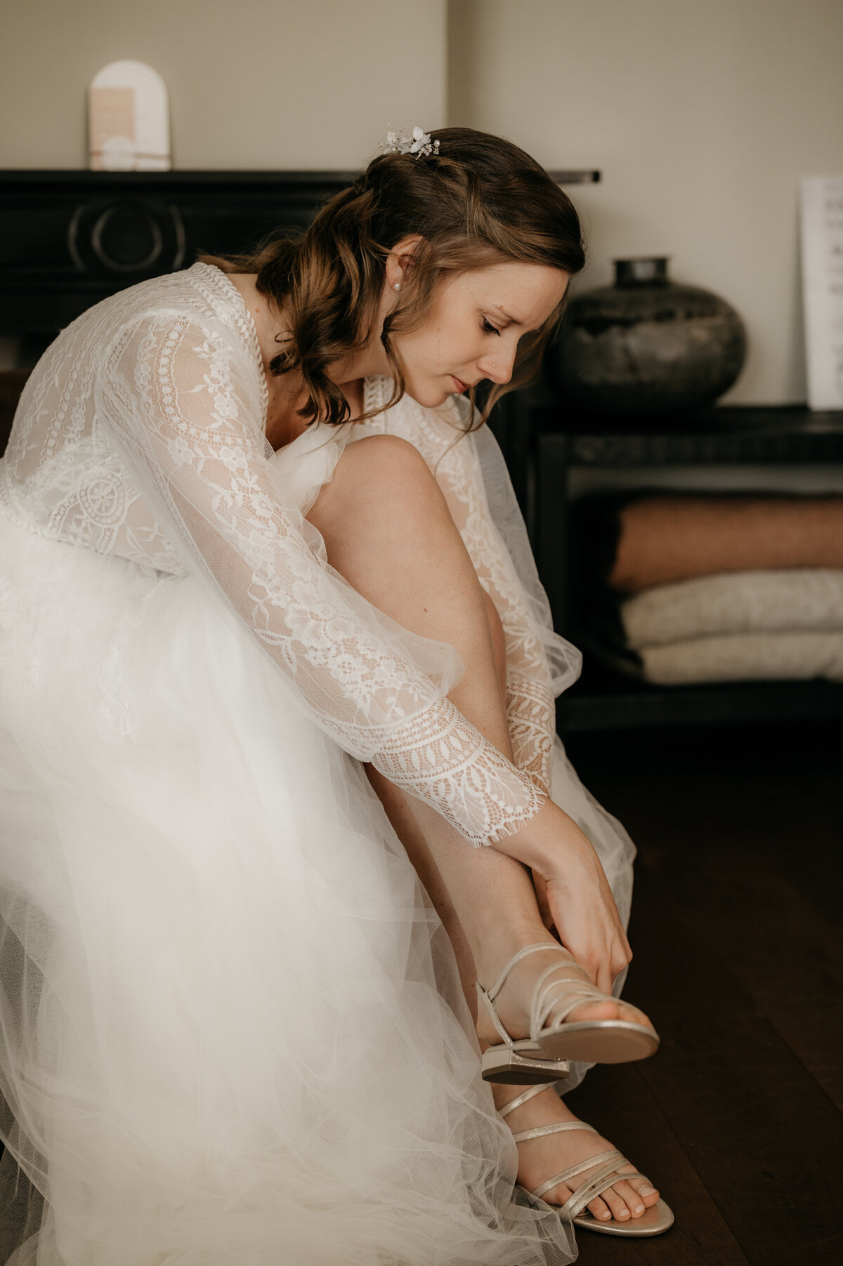 Pure Liefde Fotografie - Herbert-Niels & LoÏs - Getting ready LoÏs-37