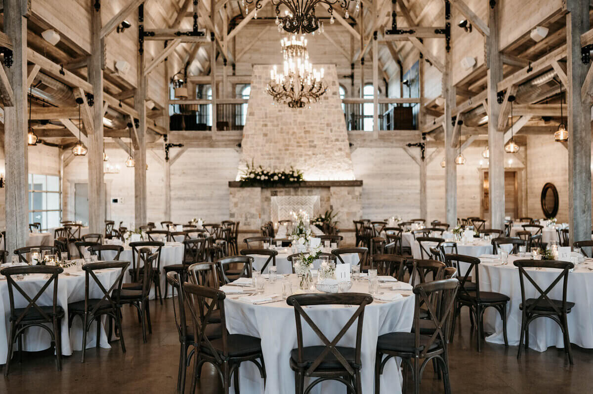 Reception designed by wedding planners chicago