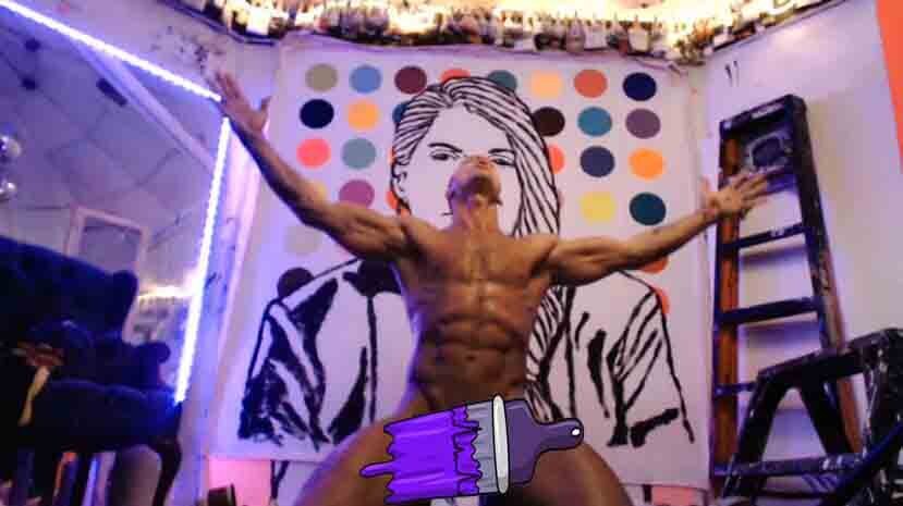 Brent Ray Fraser Live Art Studio Webcam 62