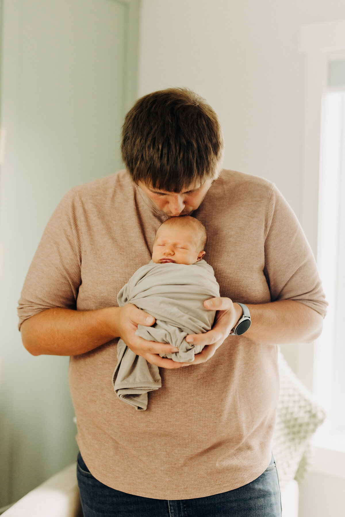 Newborn photography with Griffin in Rochester, MN