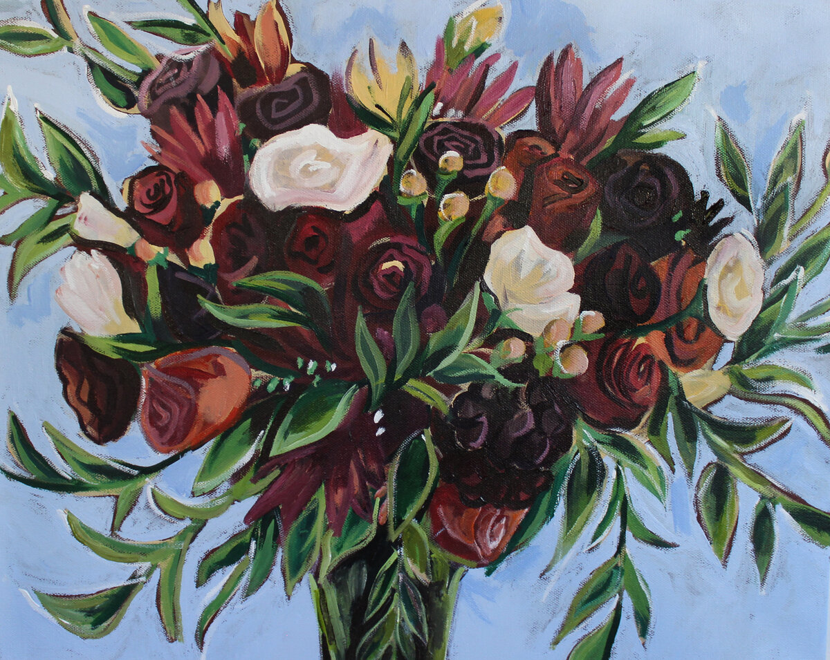 boquet painting 2024