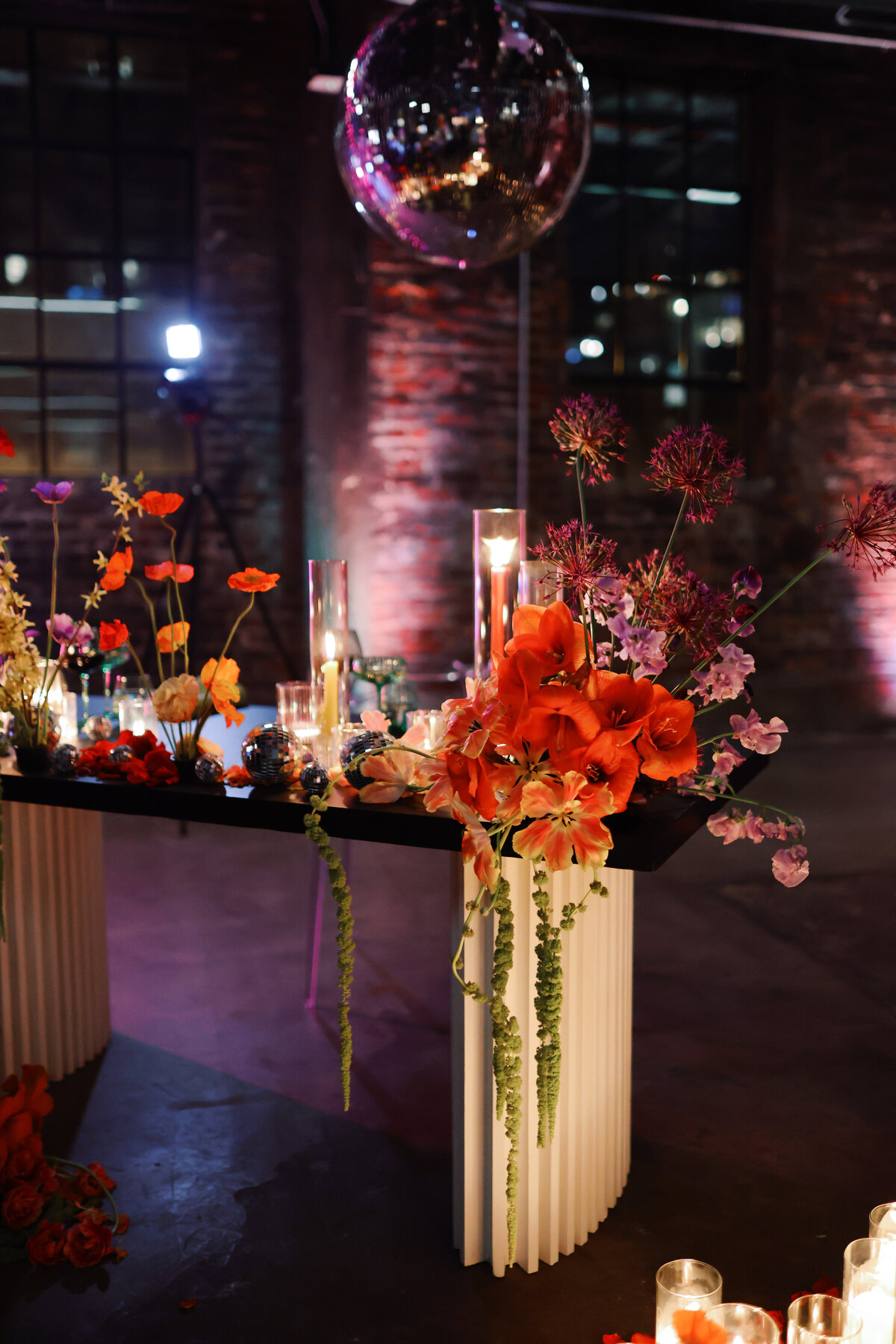 Colorful and Modern Wedding Reception in Washington DC 47