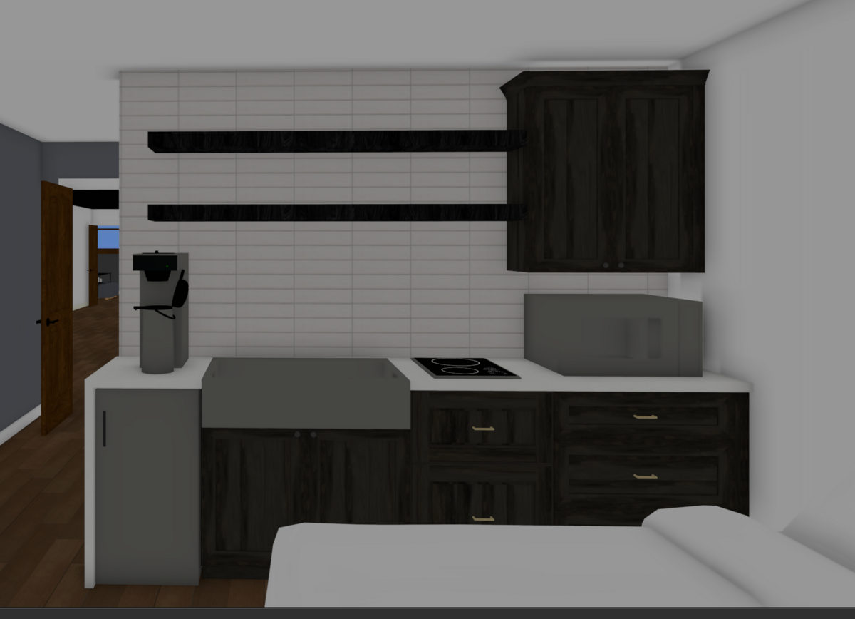 2QueenRoomBasementKitchenRender