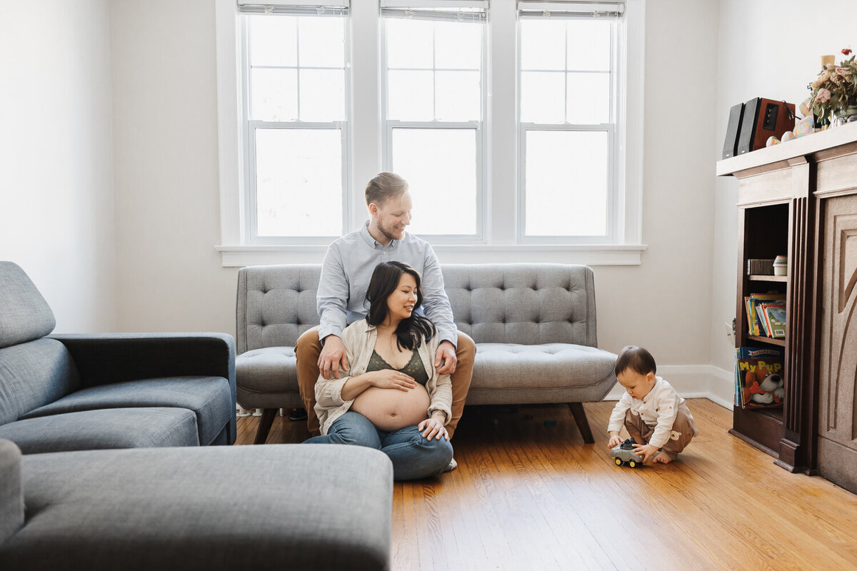 Toronto Maternity Photography at home