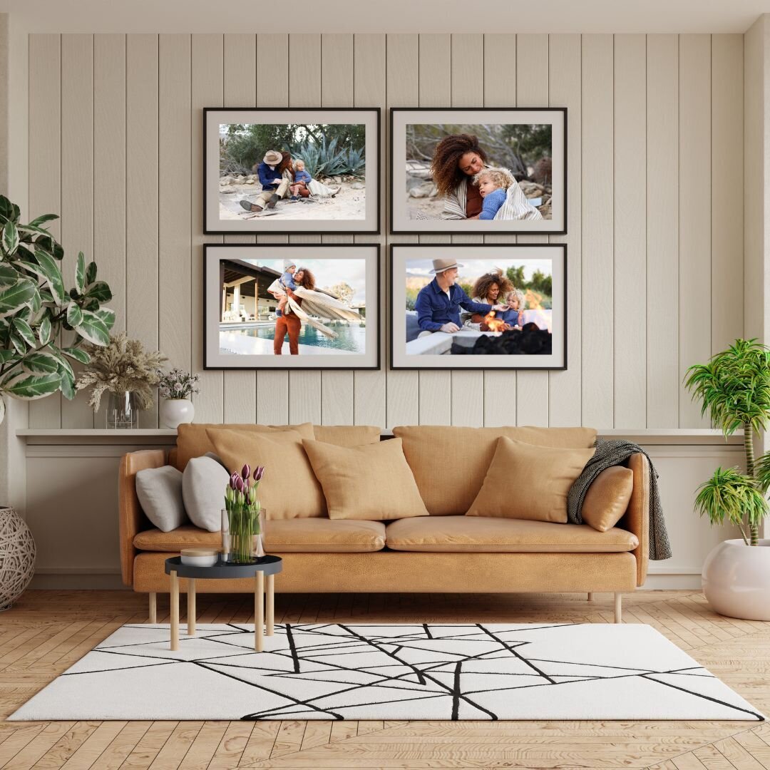 Four matted frame mock up by Palm Springs Photographer