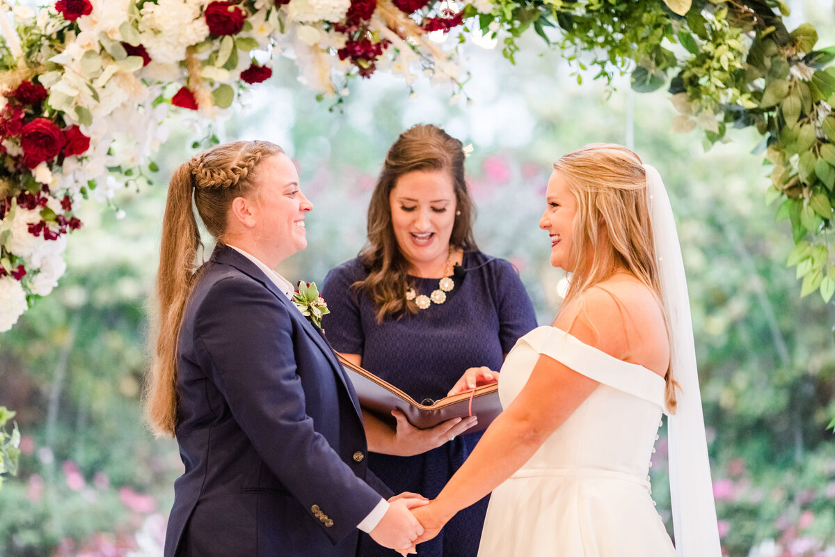 A same-sex wedding at the Tate House in Georgia by Jennifer Marie Studios, best Atlanta wedding photographer.