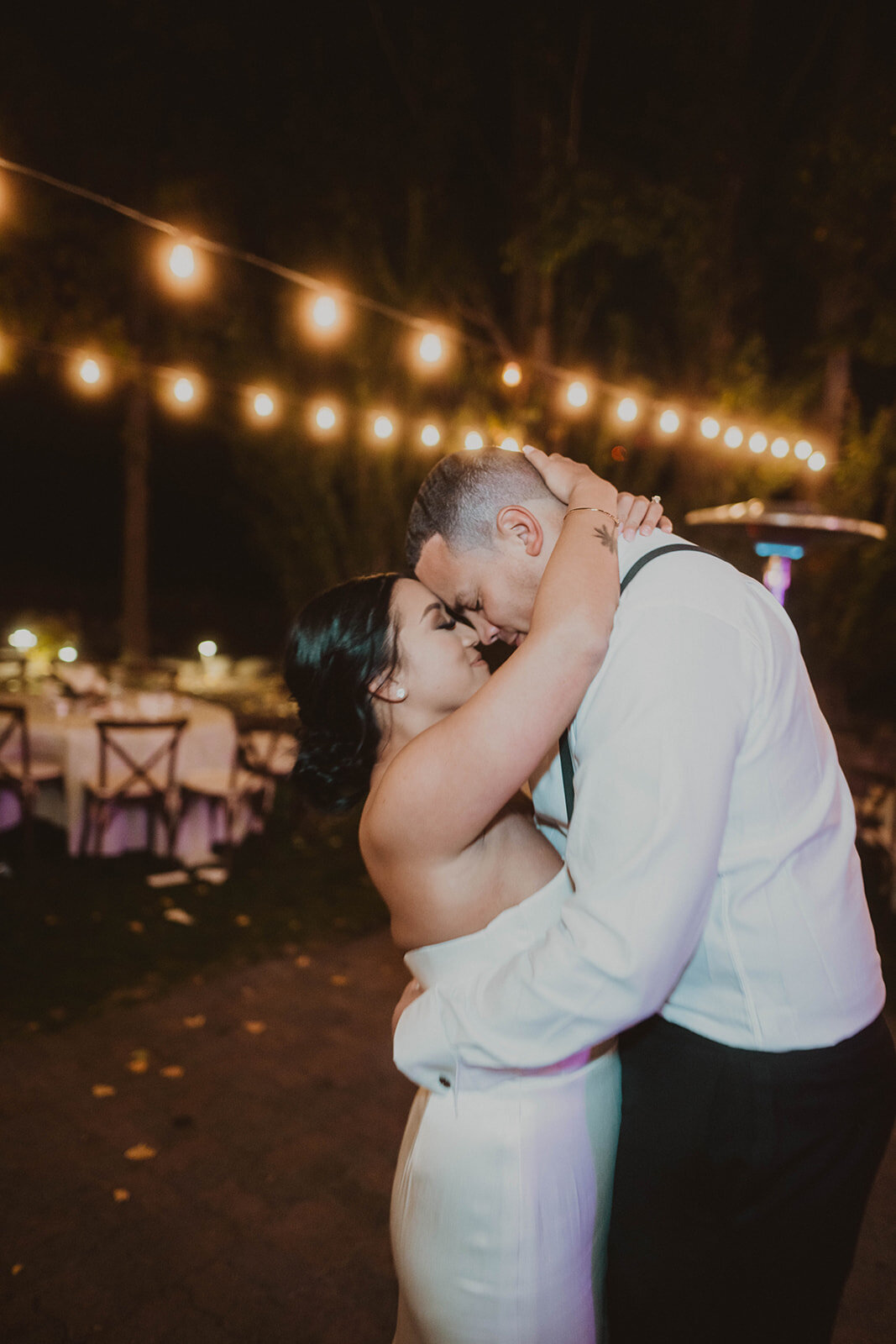 idaho wedding photography gallery photo of newlyweds having a private last dance after their reception