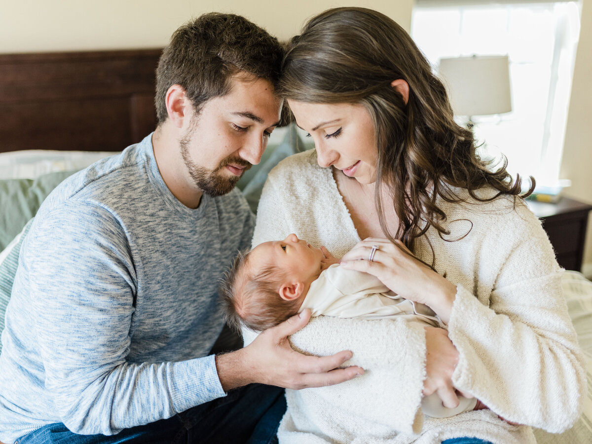 parents with newborn