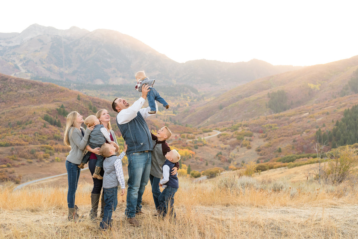Snowbasin Fall Family Pictures - Jessie and Dallin-5