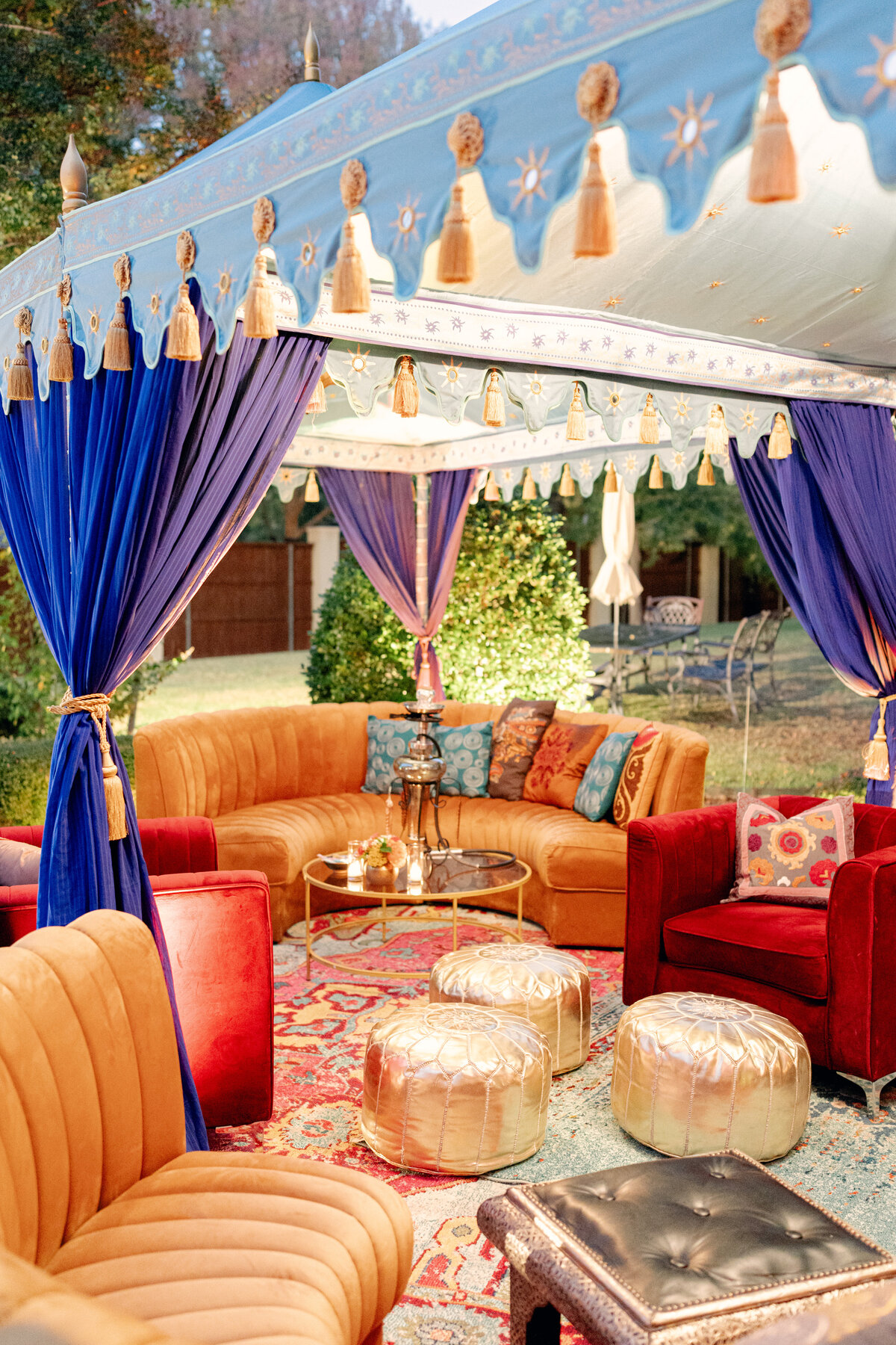 kc cloud events wedding event planner designer backyard morrocan theme milestone party