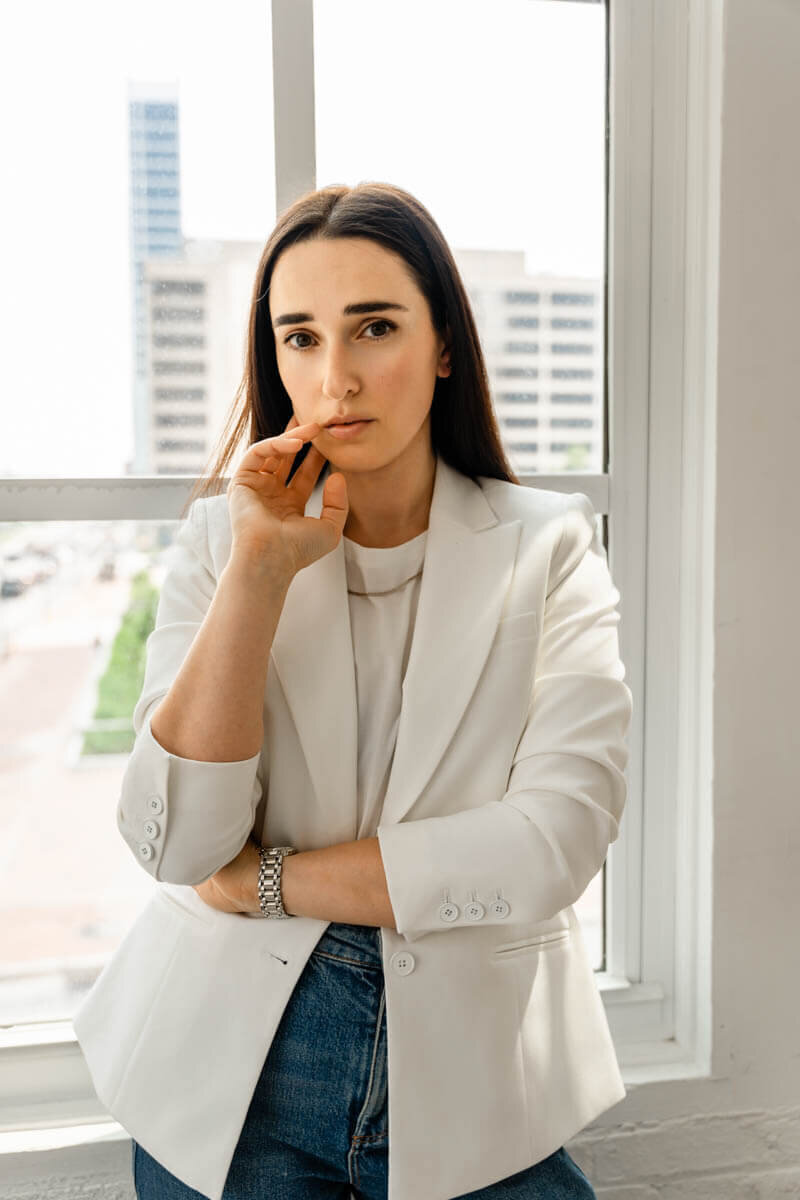 photo of business coach taken by baltimore personal branding photographer