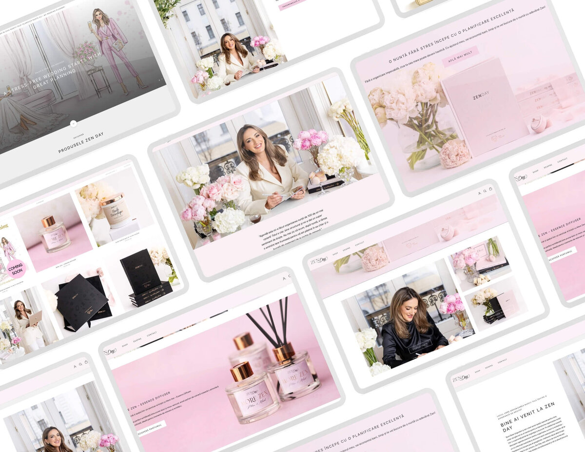 zen day brand design for wedding planner22