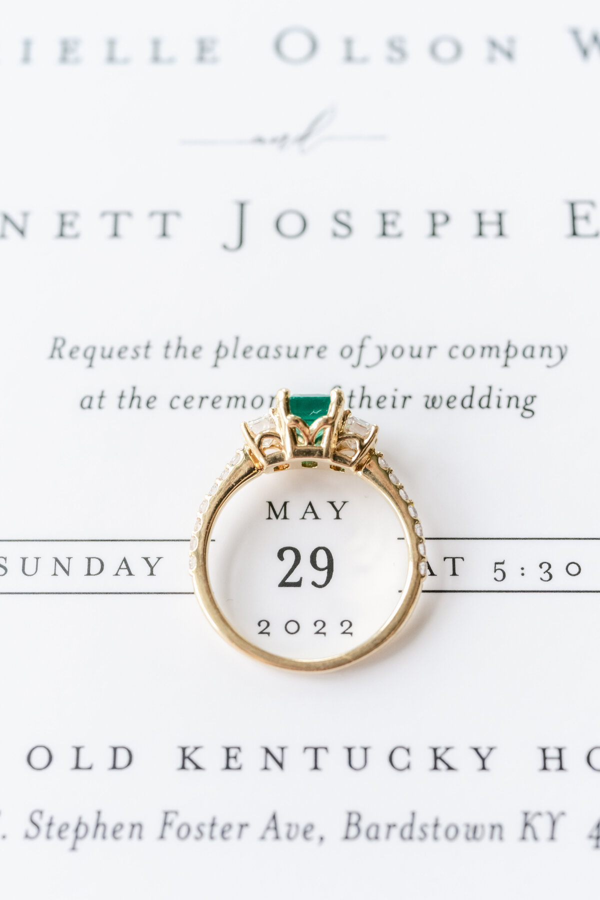 Kentucky spring wedding at my old ky home florals emma v photography wedding party portraits ideas photographer detail photos flat lay  rings invitation suite