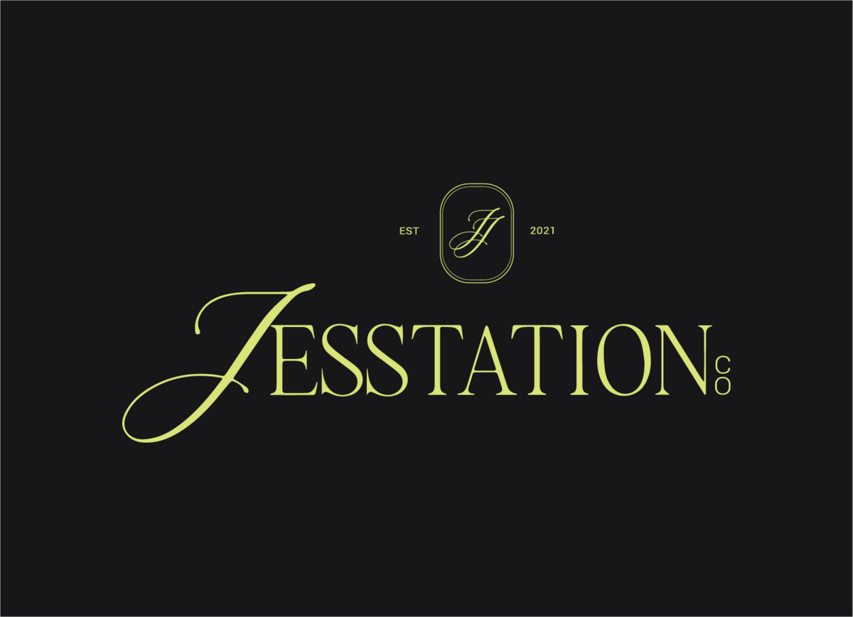 JesstationCo-Primary Logo Black Back@2x