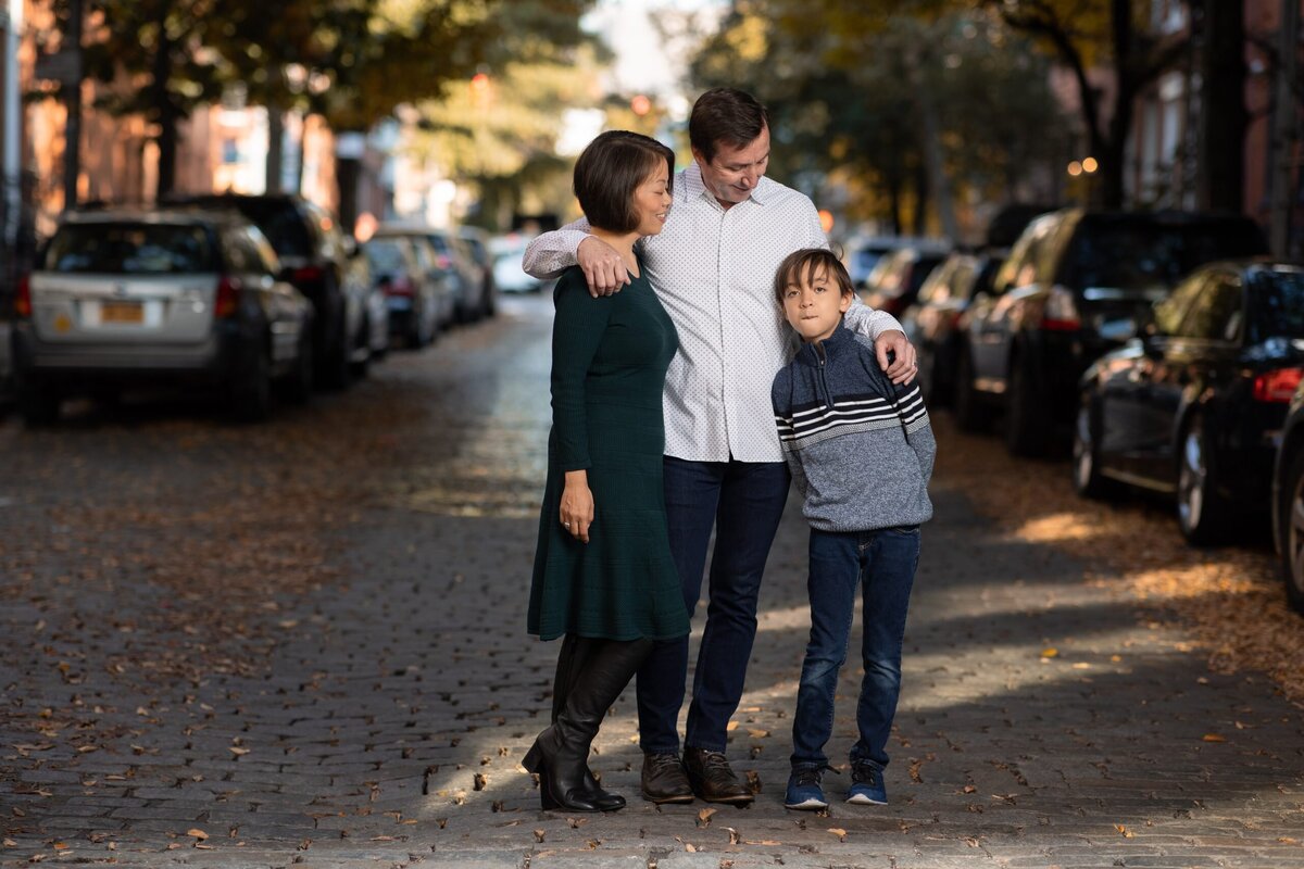 Wandering down a leaf-lined street, arm in arm with your crew. No big agenda, just time together and a little crisp air to go with it.