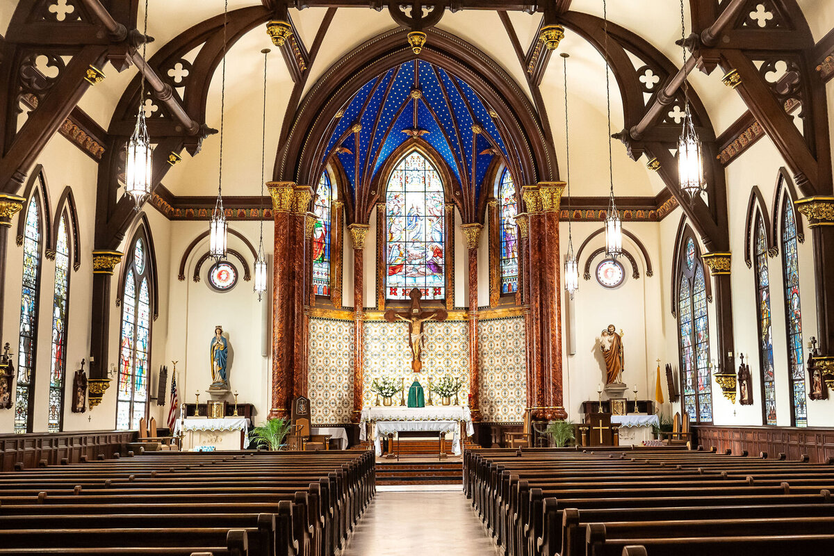 St Mary's Cathedral Wedding Austin Texas