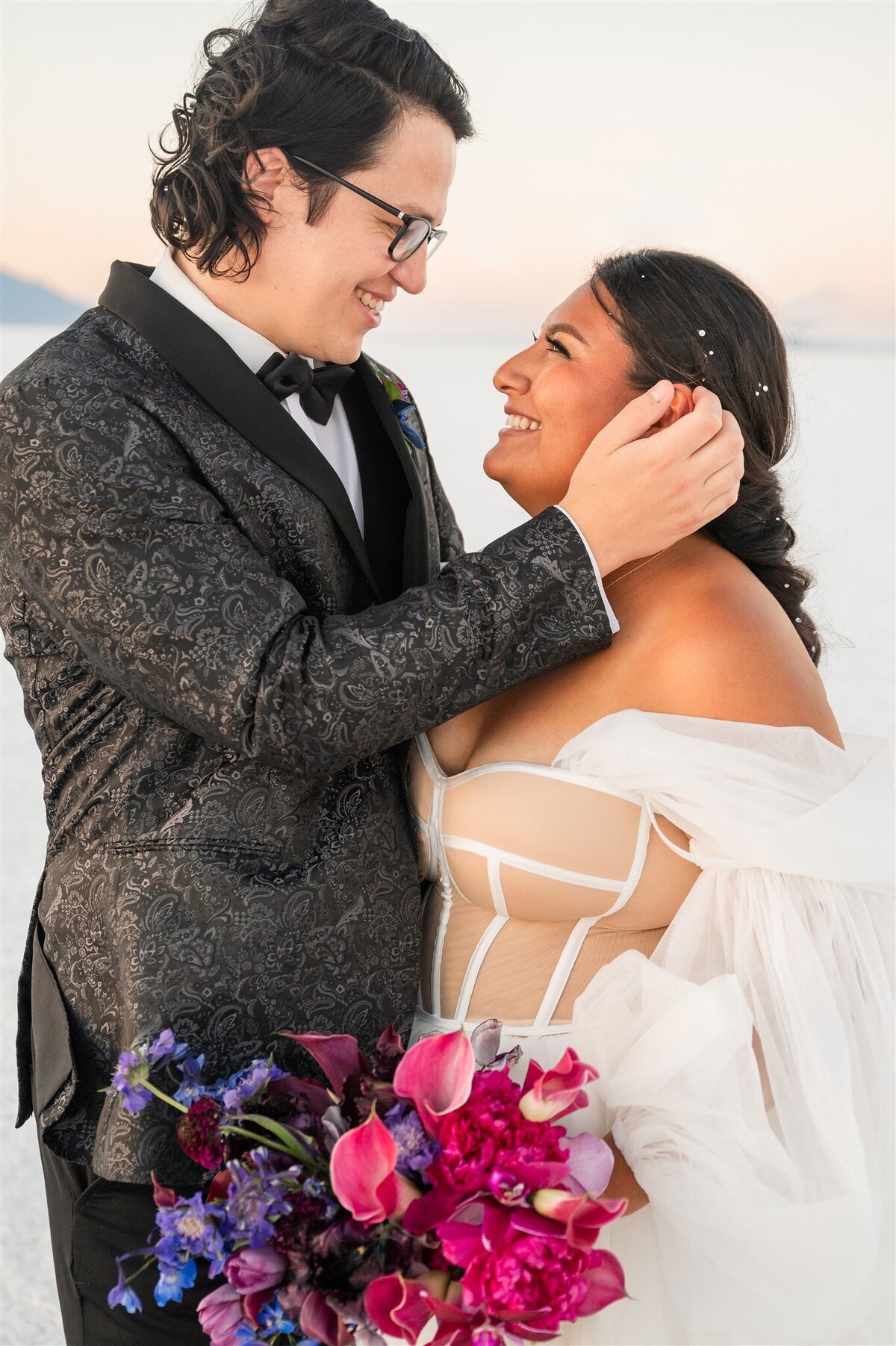 Milky Way Wedding at the Bonneville Salt Flats_089