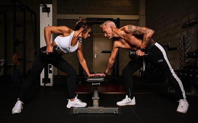 Gina en Bram fitness shoot jeroen de beer dageen