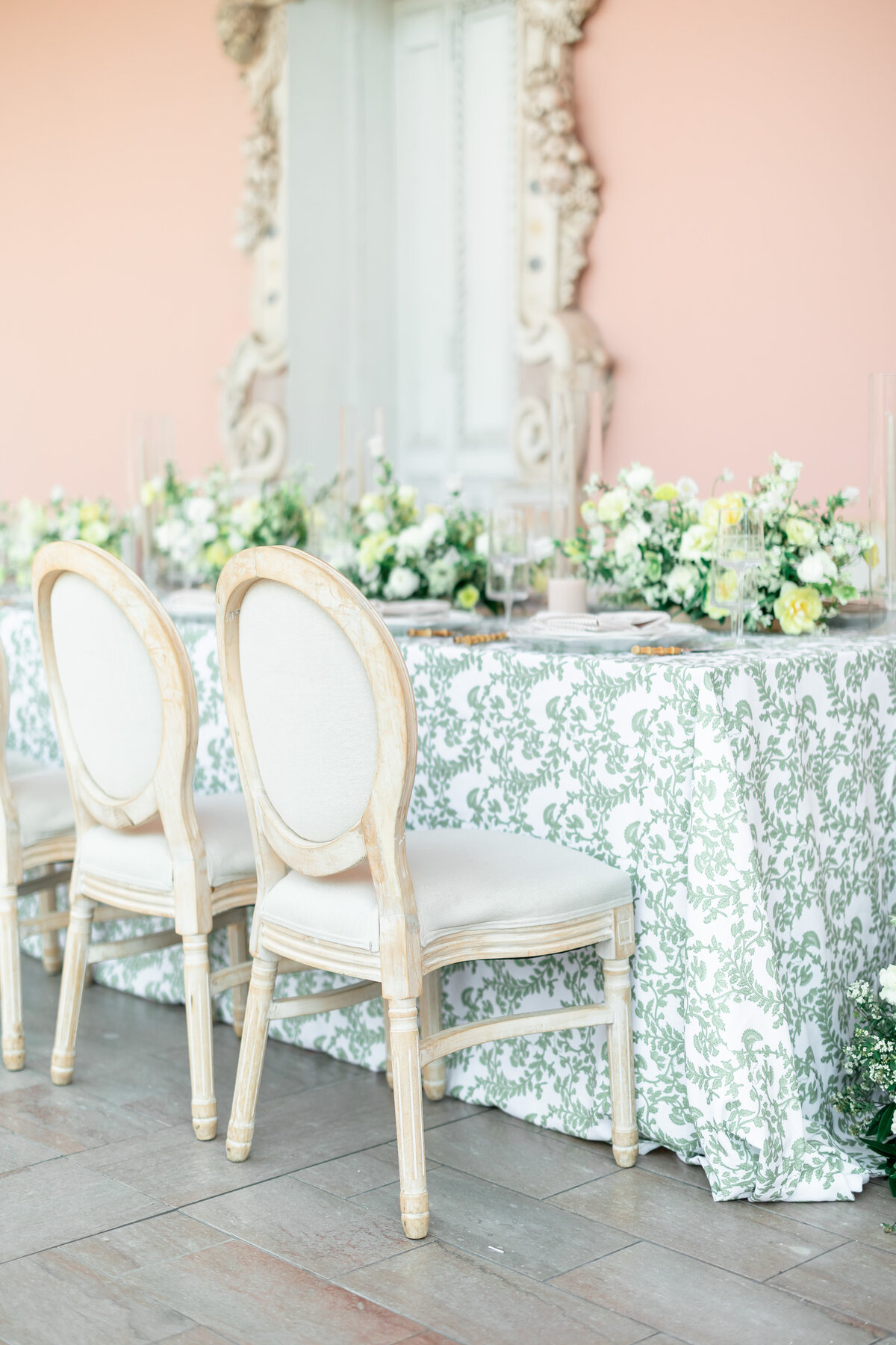 wedding table set up by wedding photographer fl