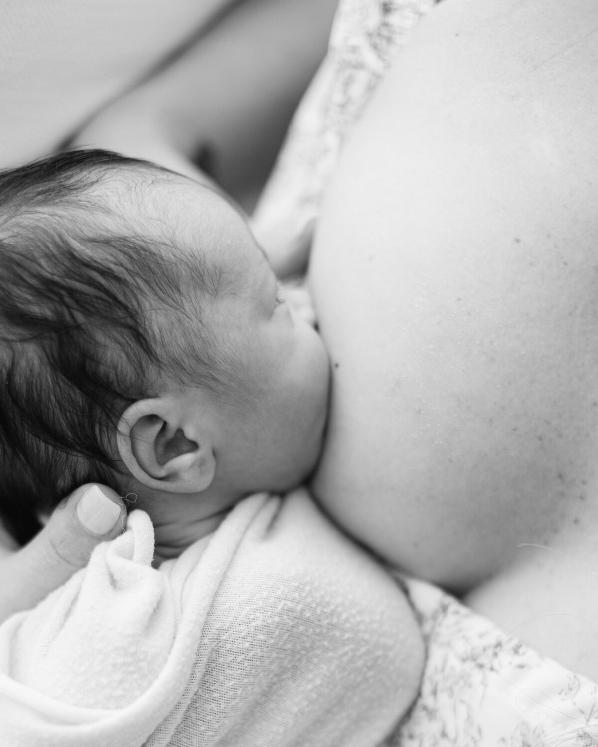 Newborn photography session with siblings at a Philadelphia photography studio - 24
