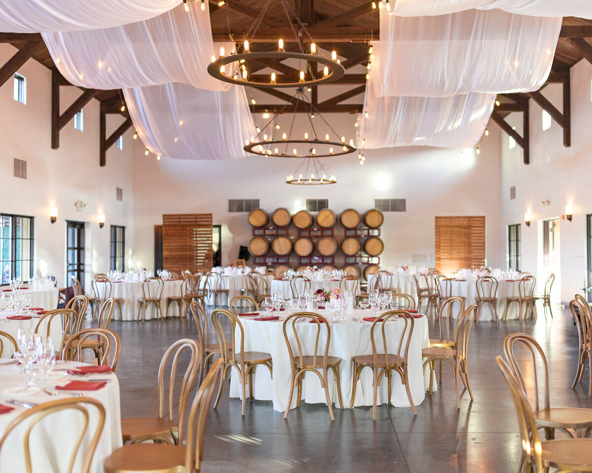 Viansa Winery reception decor