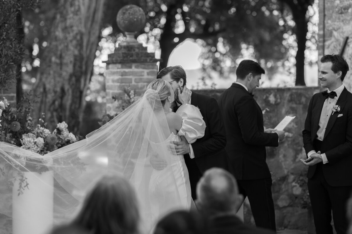 Destination wedding photography at Italian wedding ceremony