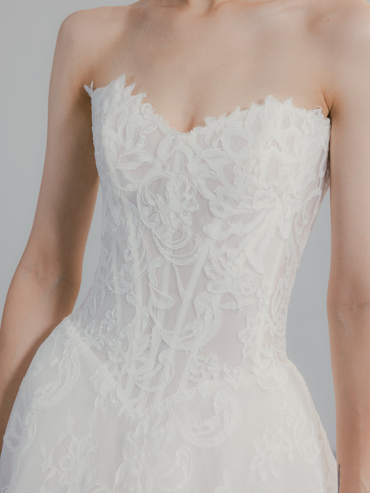 Beccar lace ballgown