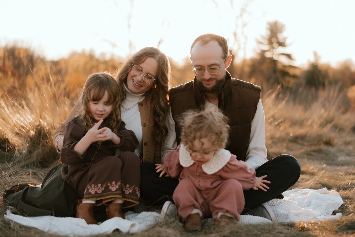 family portrait portfolio image for amber lynn photography