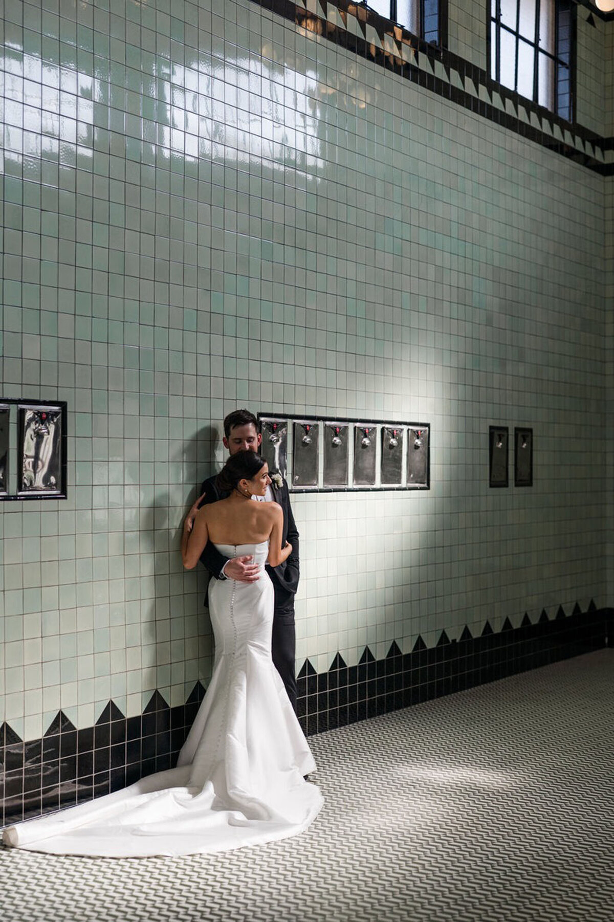 Bride and groom portrait by one of the best cincinnati wedding photographers